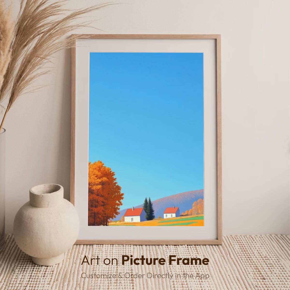 Autumnal Serenity: Cozy Homes Under a Vibrant Sky - Image 7