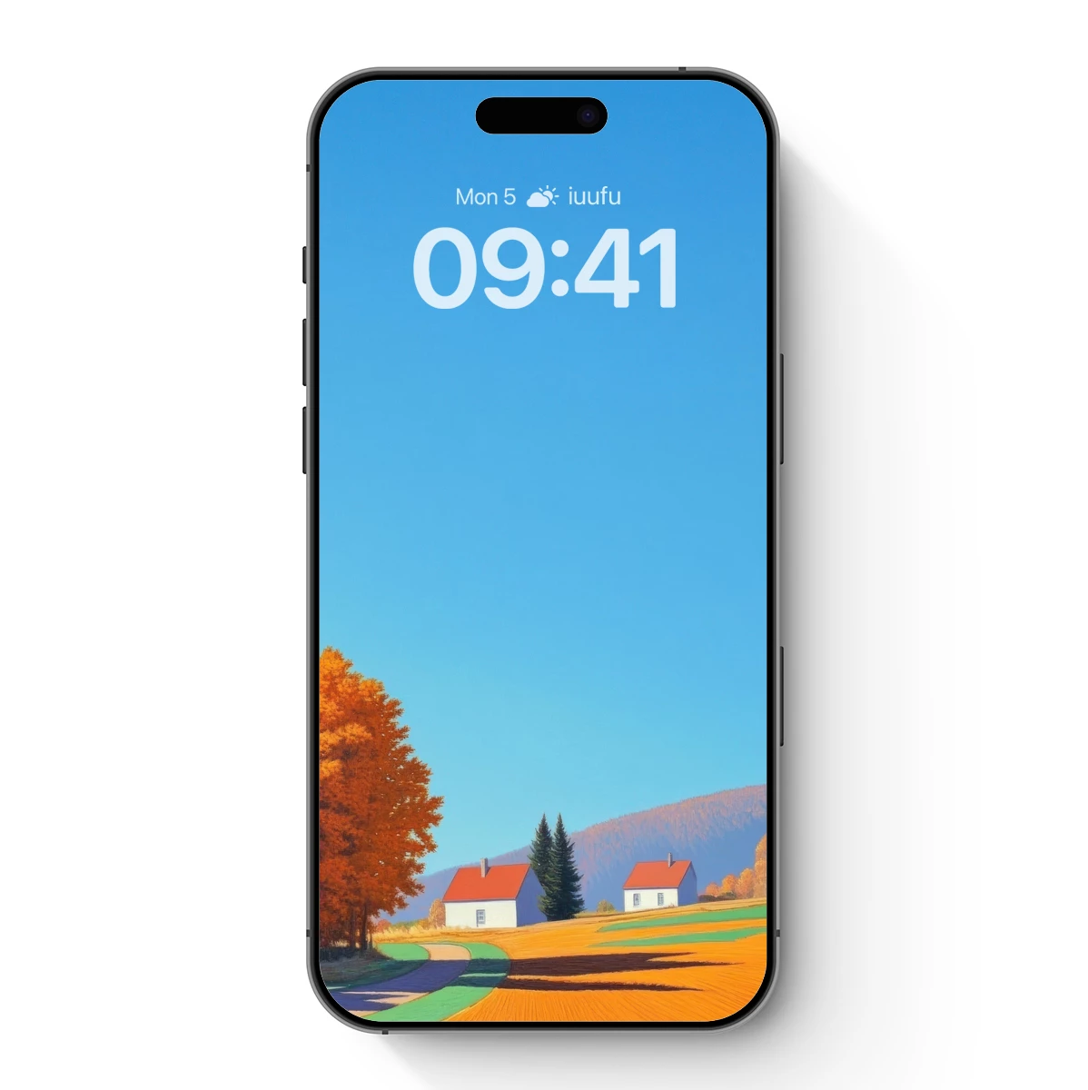 Autumnal Serenity: Cozy Homes Under a Vibrant Sky