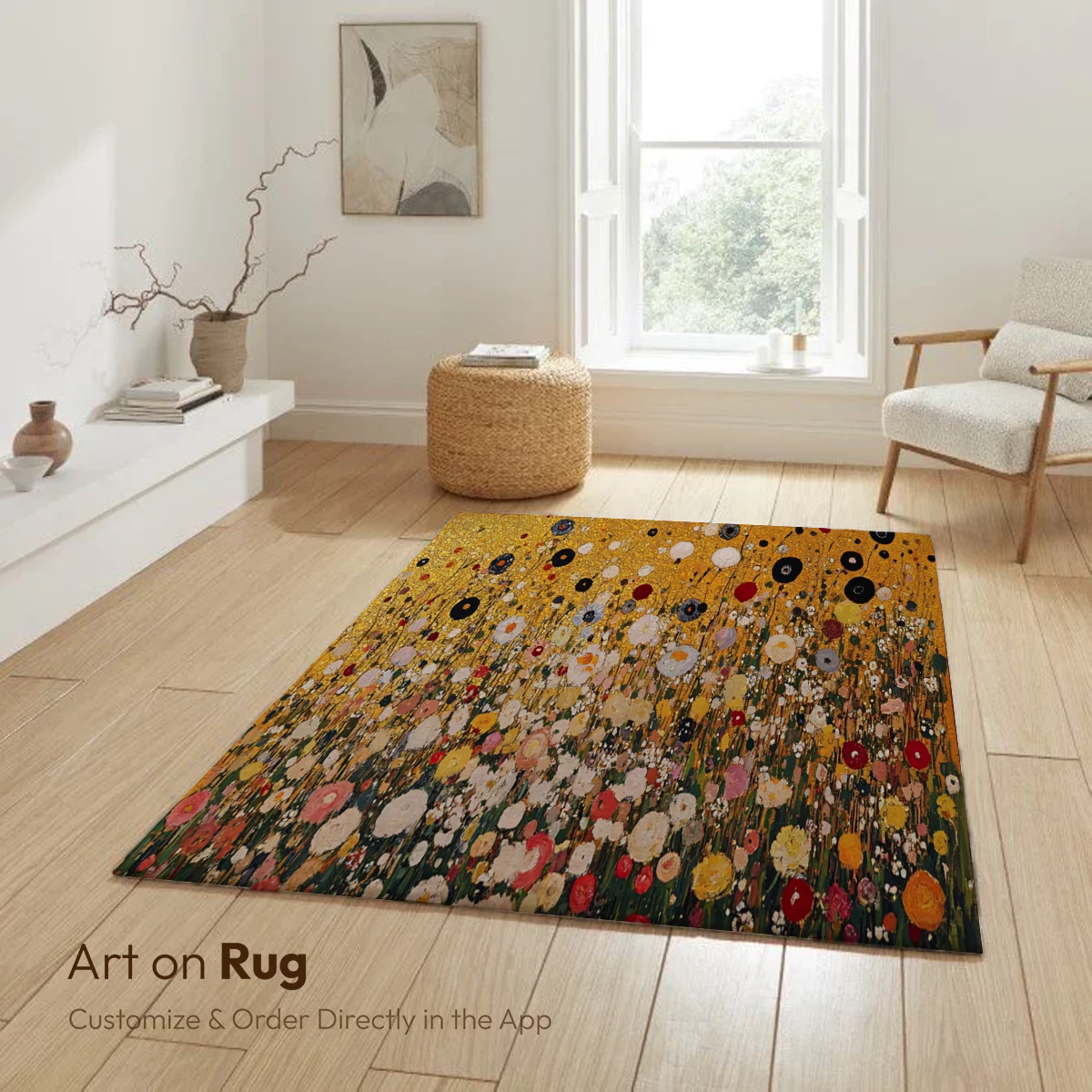 Klimt's Floral Symphony: Golden Garden Bloom - Image 5