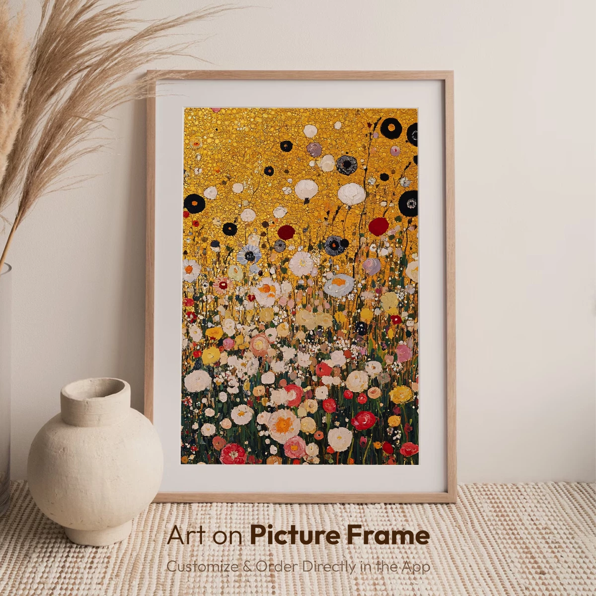 Klimt's Floral Symphony: Golden Garden Bloom - Image 6