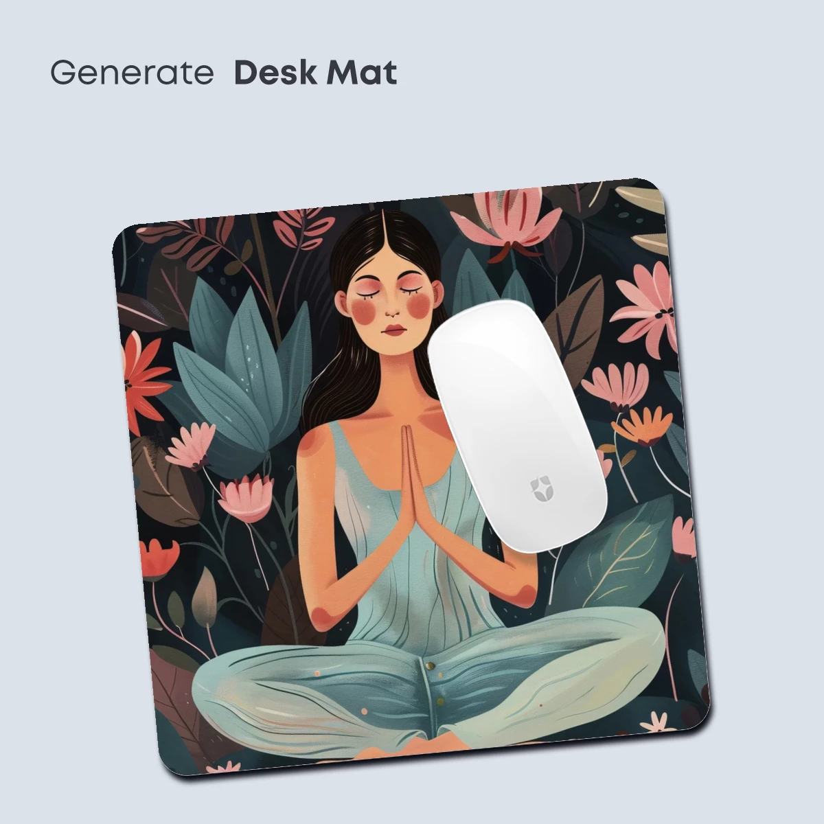 Meditative Bloom: Serene Lotus Garden Harmony - Image 4