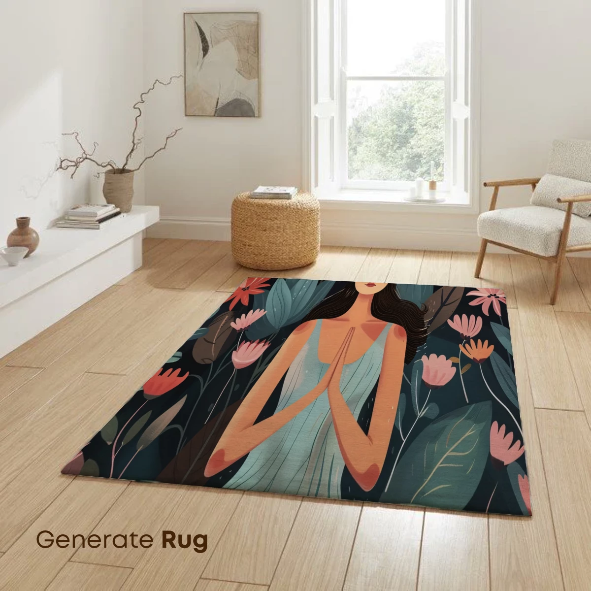 Meditative Bloom: Serene Lotus Garden Harmony - Image 6