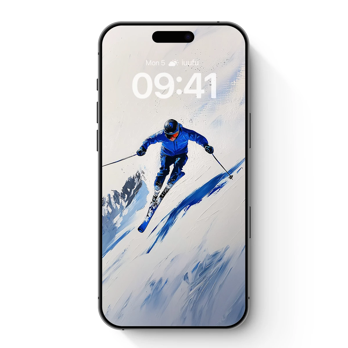 Dynamic Descent: Abstract Skiing Artistry