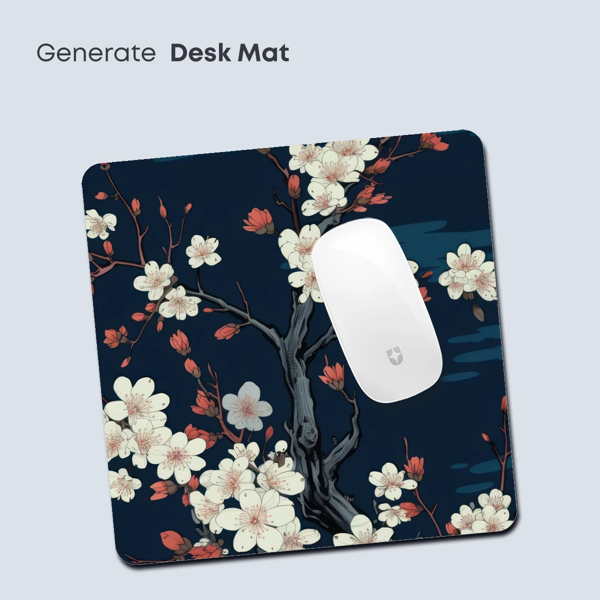 Blossom Moonlit Serenity: A Poetic Floral Tapestry - Image 4