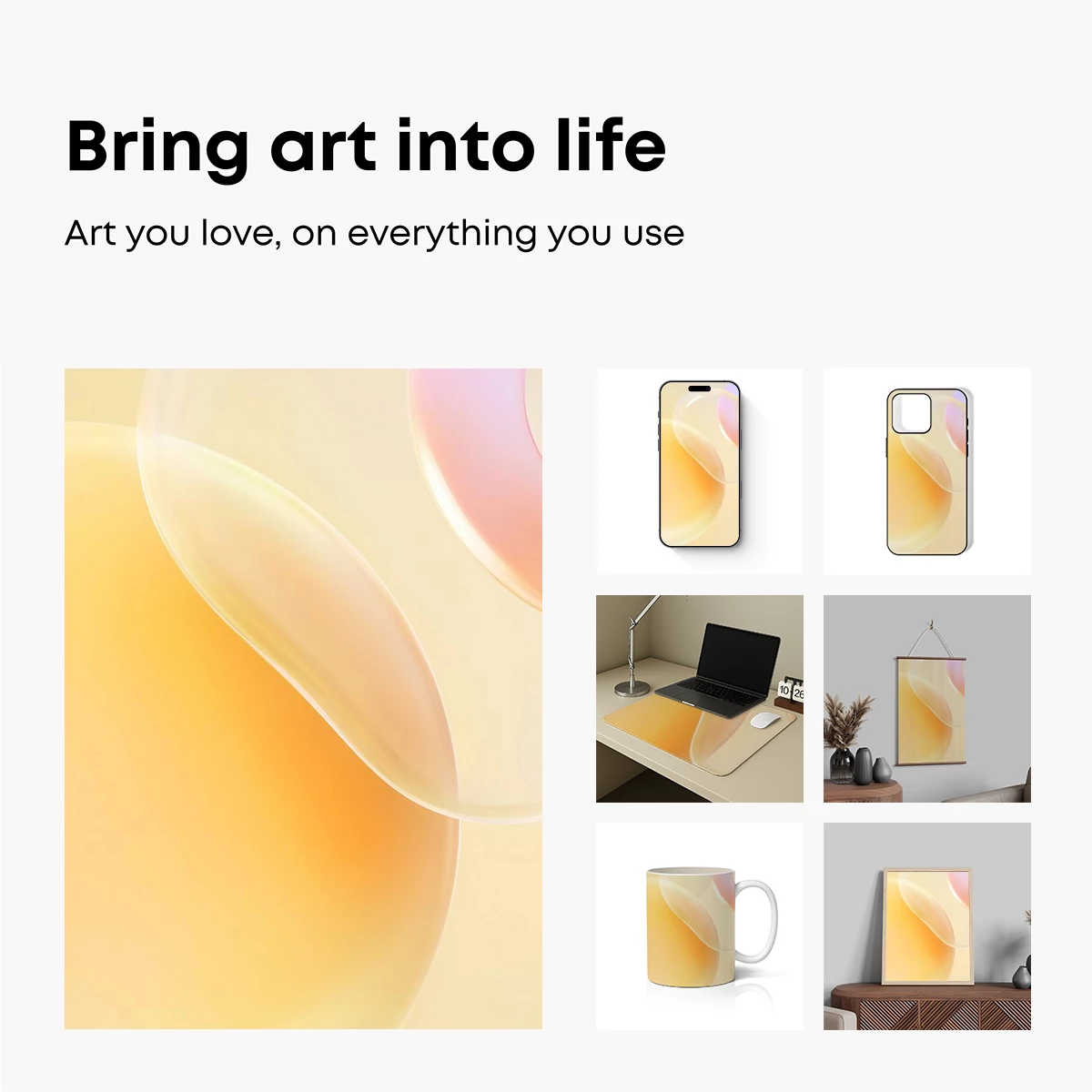 Ethereal Spheres: Gradient Harmony in Abstract Form - Image 2