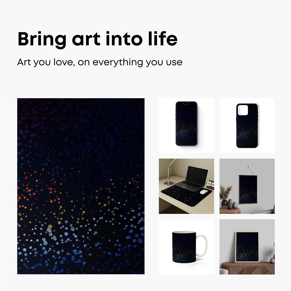 Cosmic Snowfall: A Symphony of Starlit Crystals - Image 2