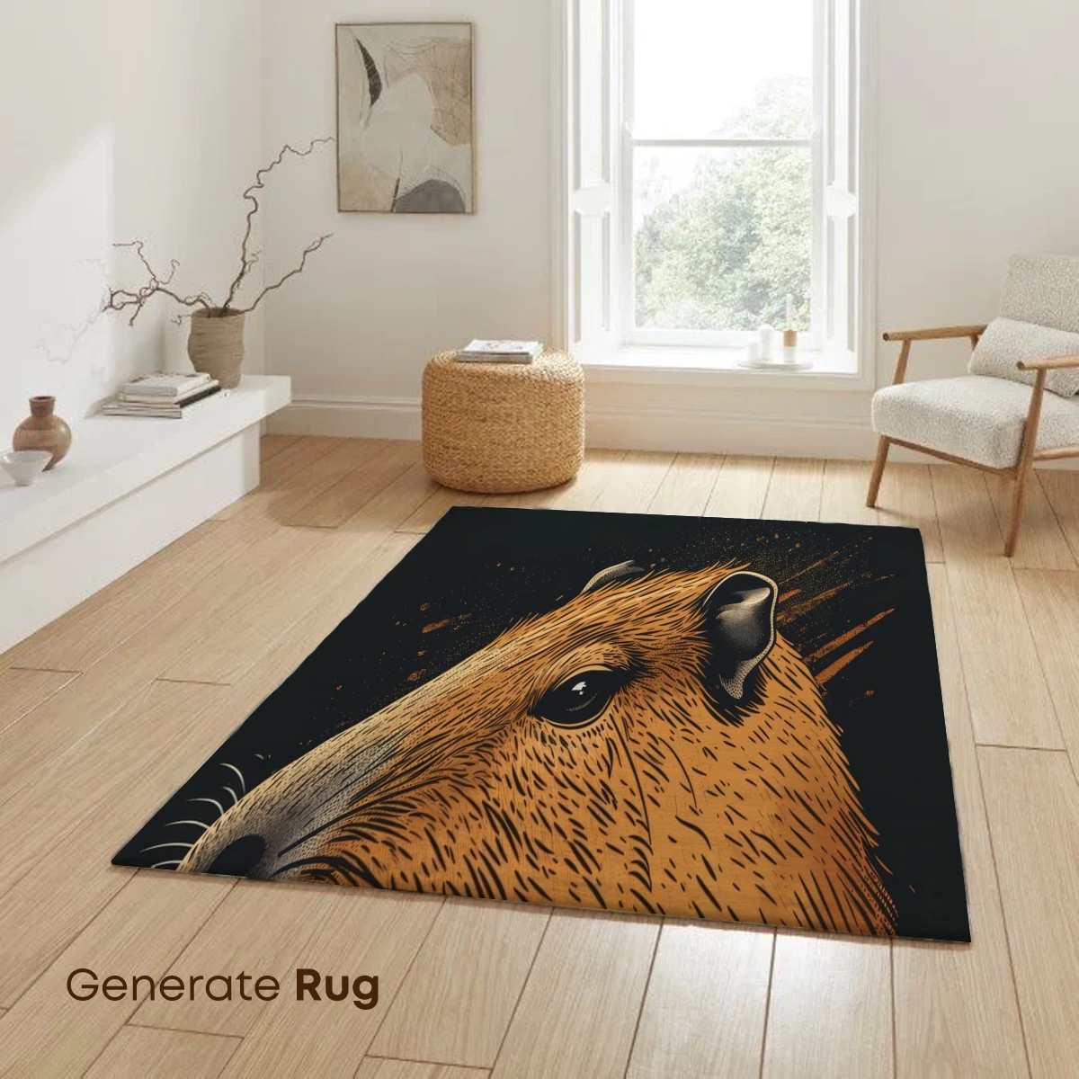 Capybara in Midnight Glow: Whiskered Wisdom - Image 6