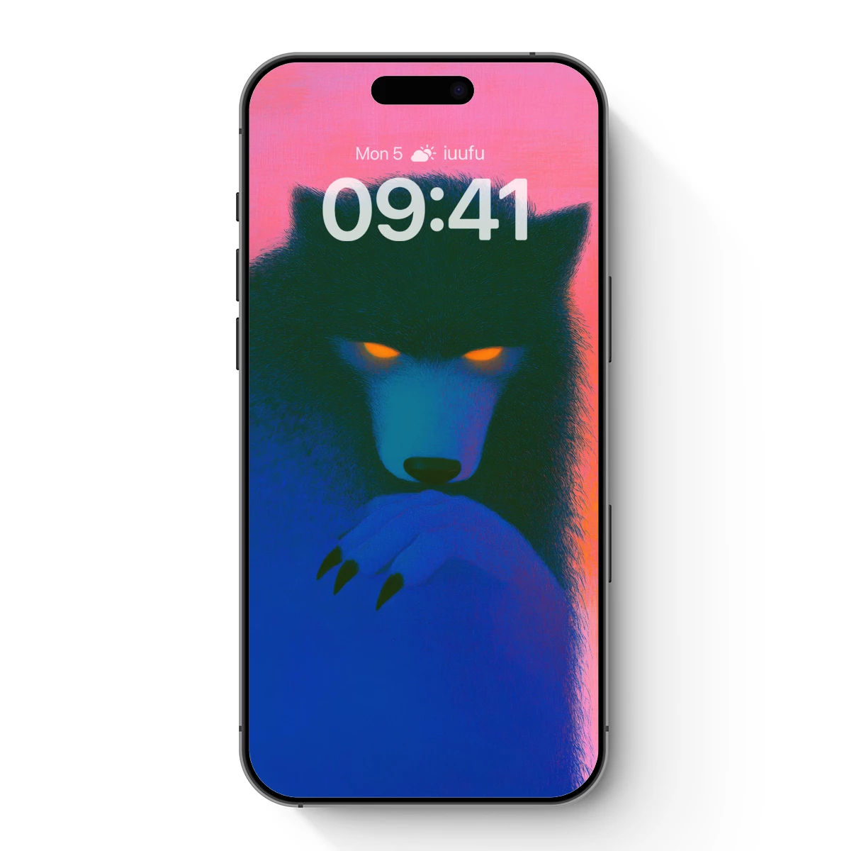 Glowing Eyes in the Shadows: Surreal Bear Art