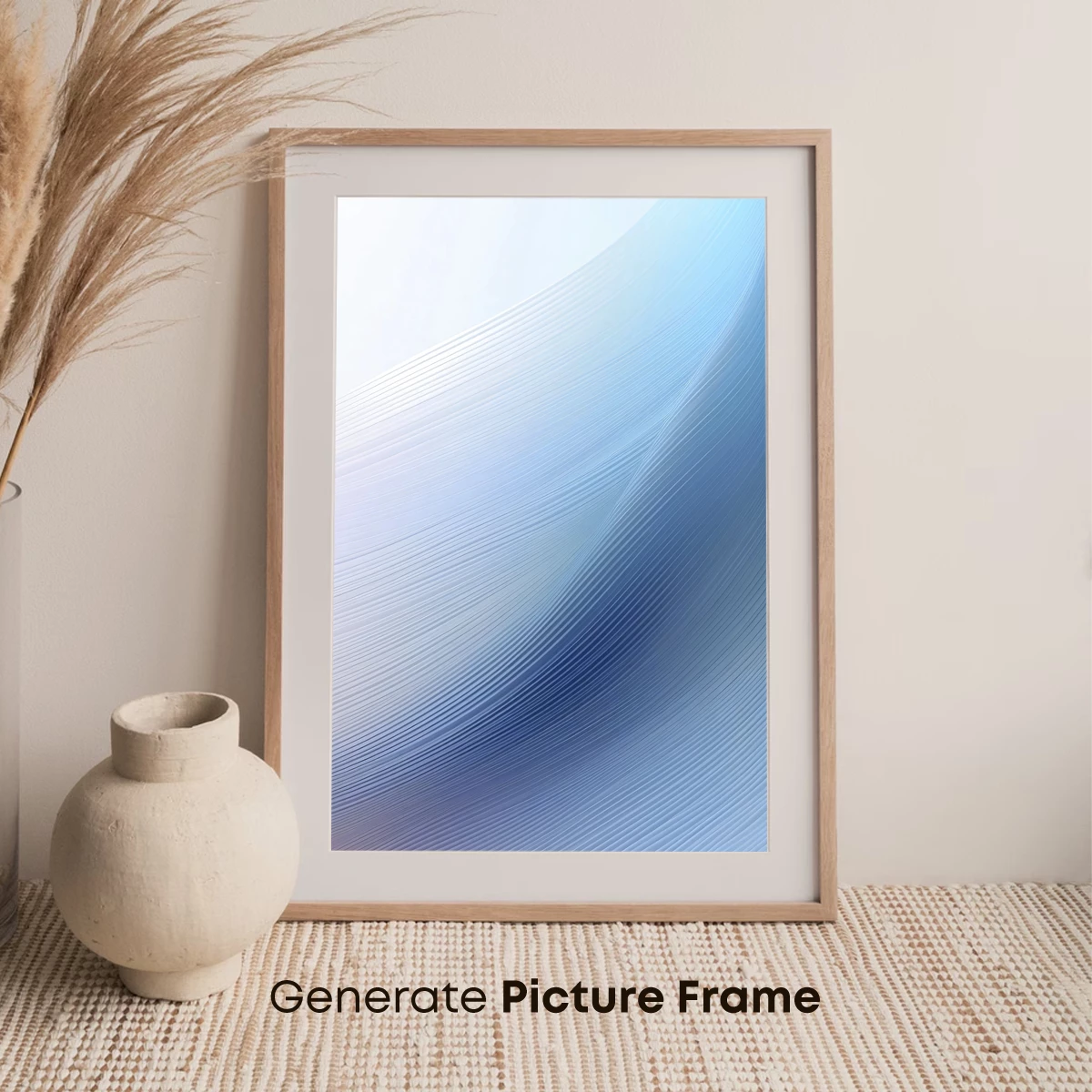 Ethereal Blue Waves: A Digital Symphony of Flow - Image 7