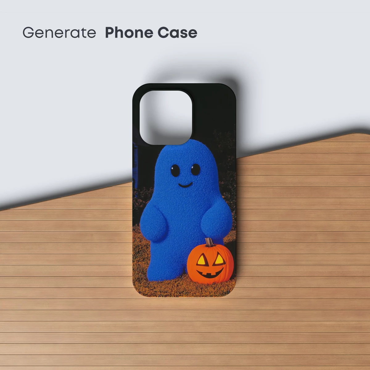 Blue Ghostly Pumpkin Pal - Image 3