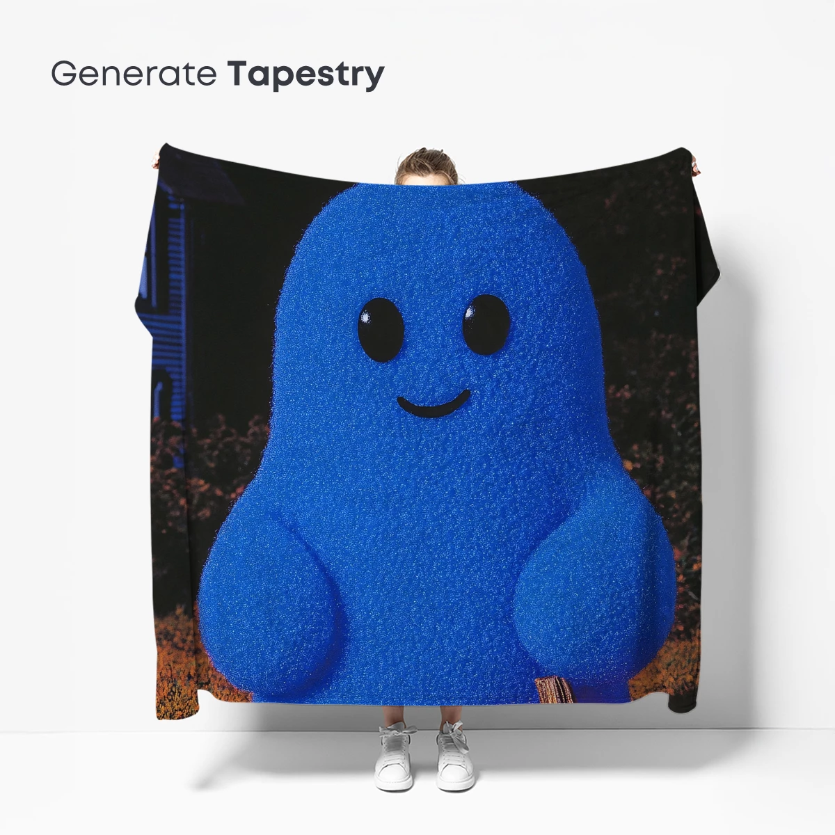 Blue Ghostly Pumpkin Pal - Image 5
