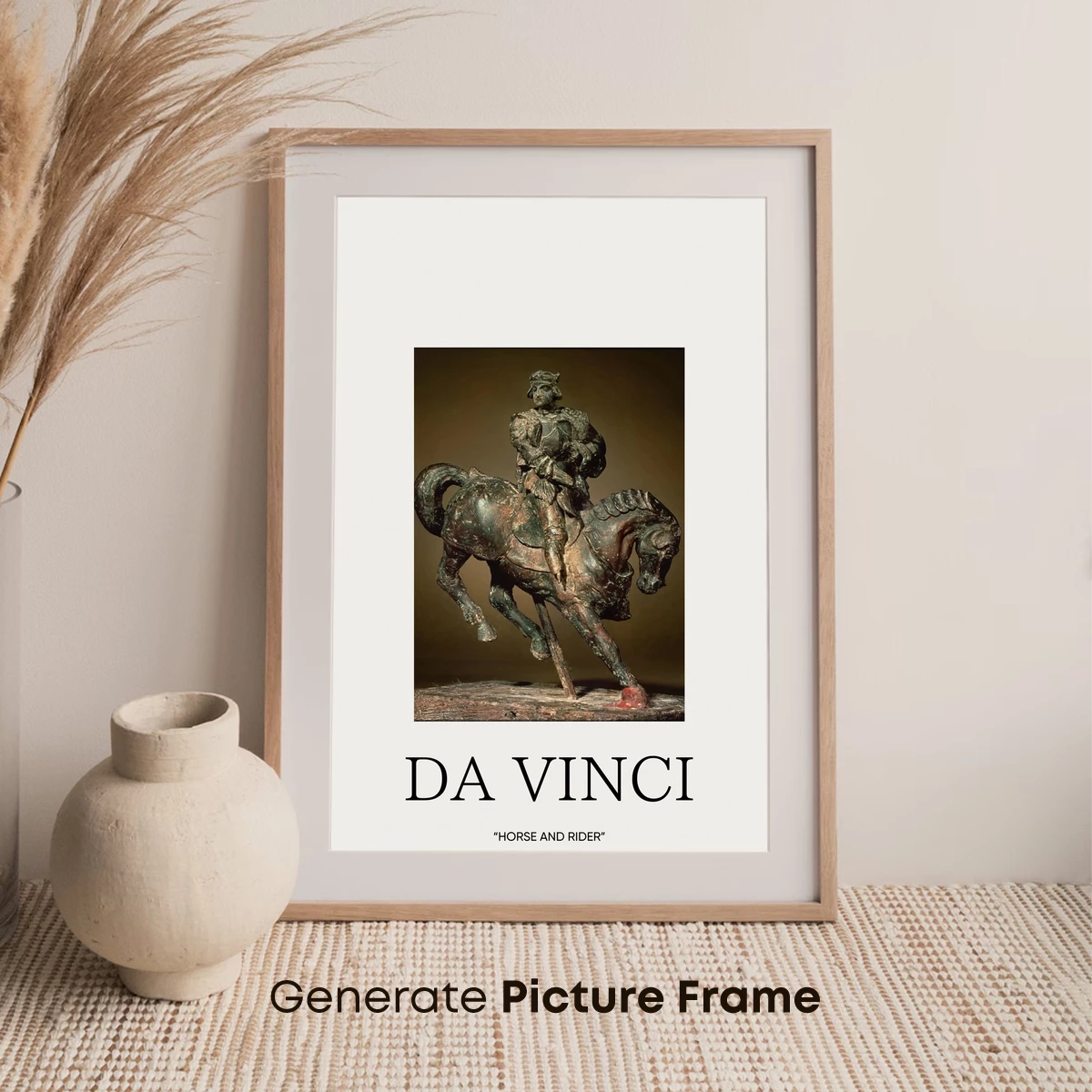 Da Vinci's Equestrian Legacy: Bronze Rider in Motion - Image 7