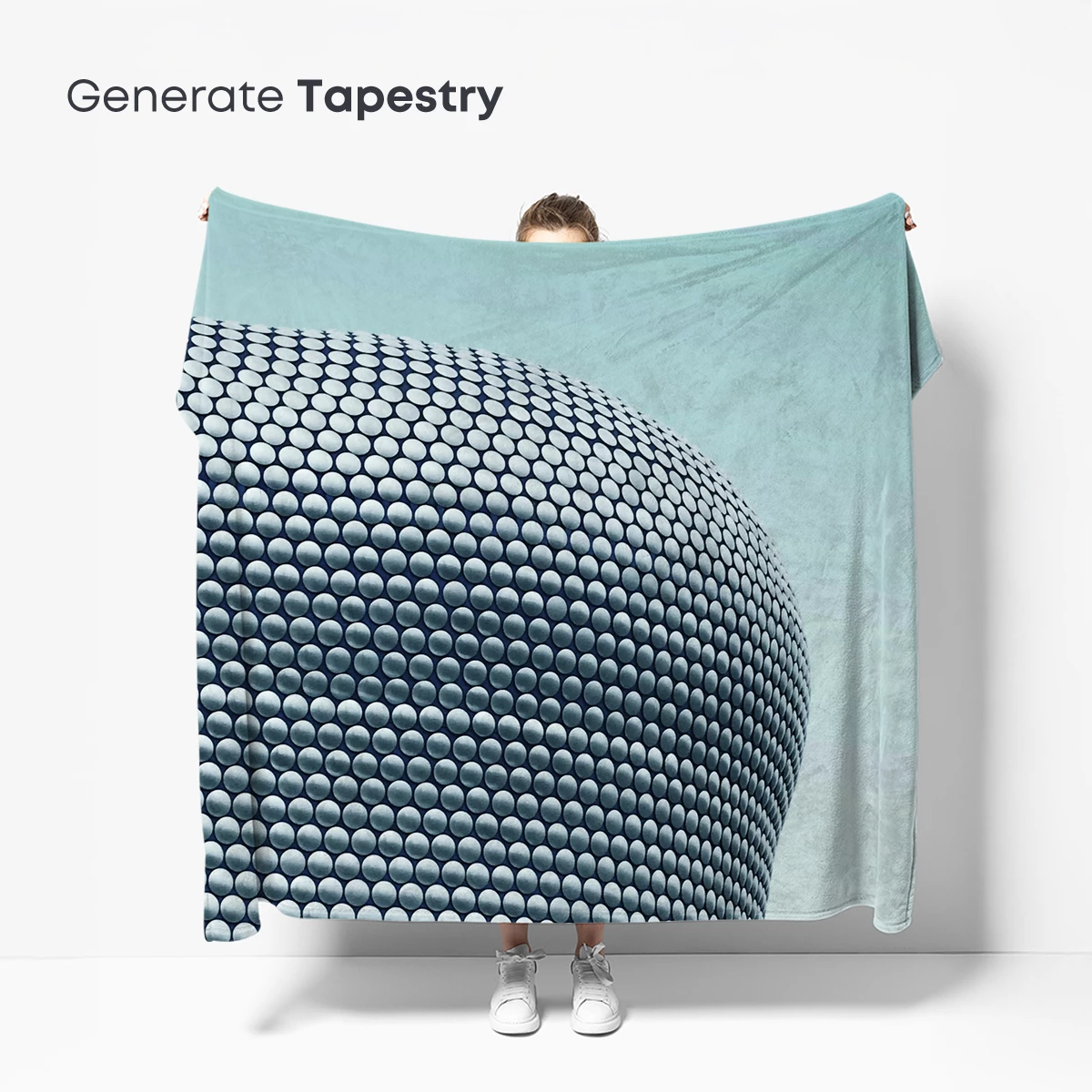 Geometric Dome in Teal Skies - Image 5