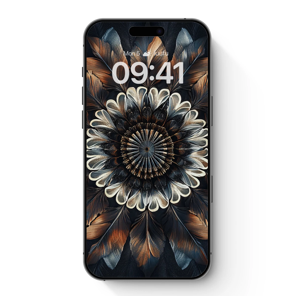 Feathered Mandala: A Kaleidoscope of Nature's Artistry