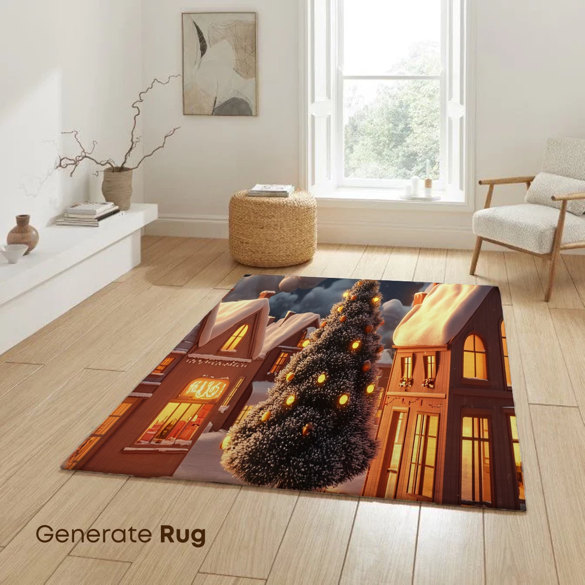 Enchanted Snowy Christmas Village - Image 6