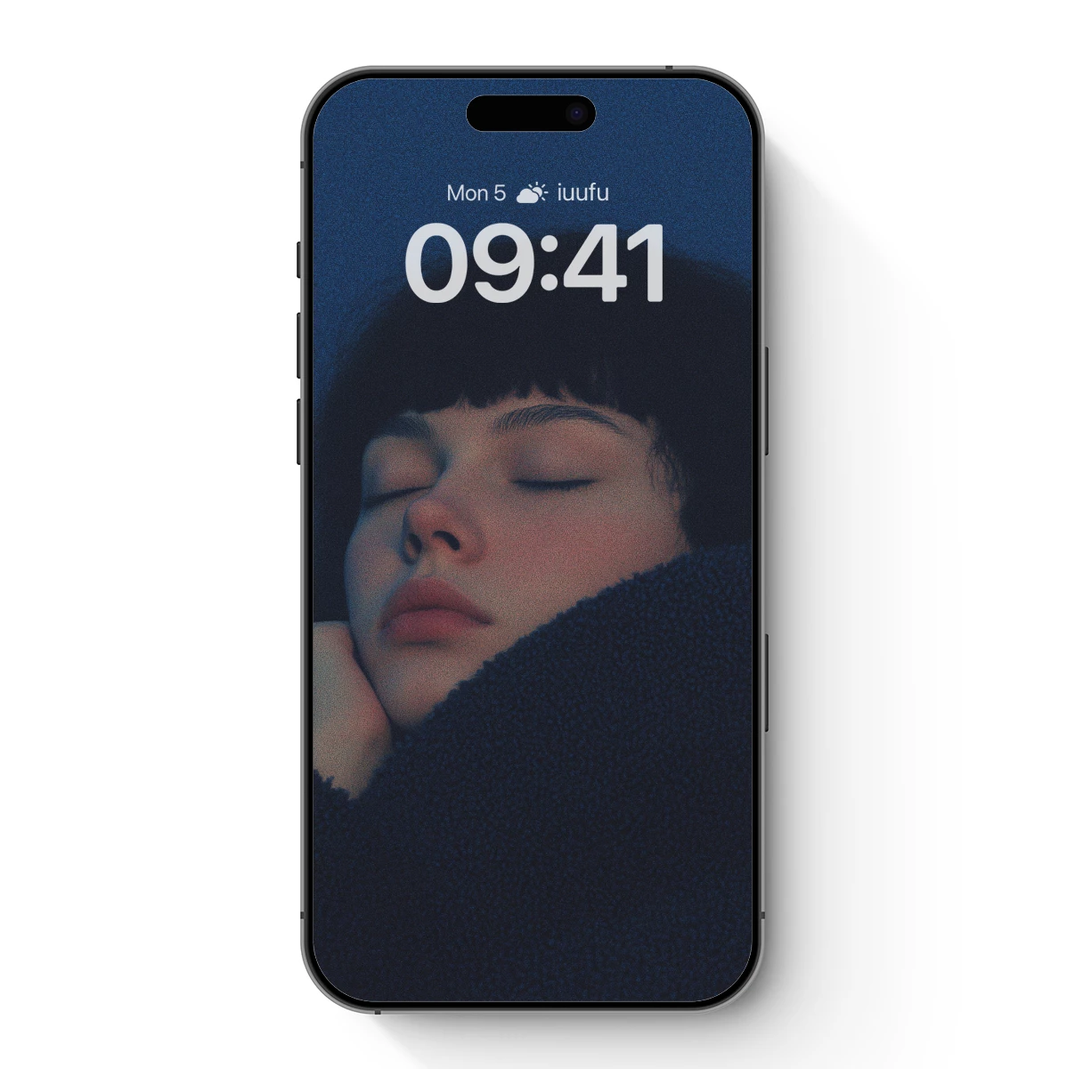 Dreaming in Midnight Blue: Serene Slumber