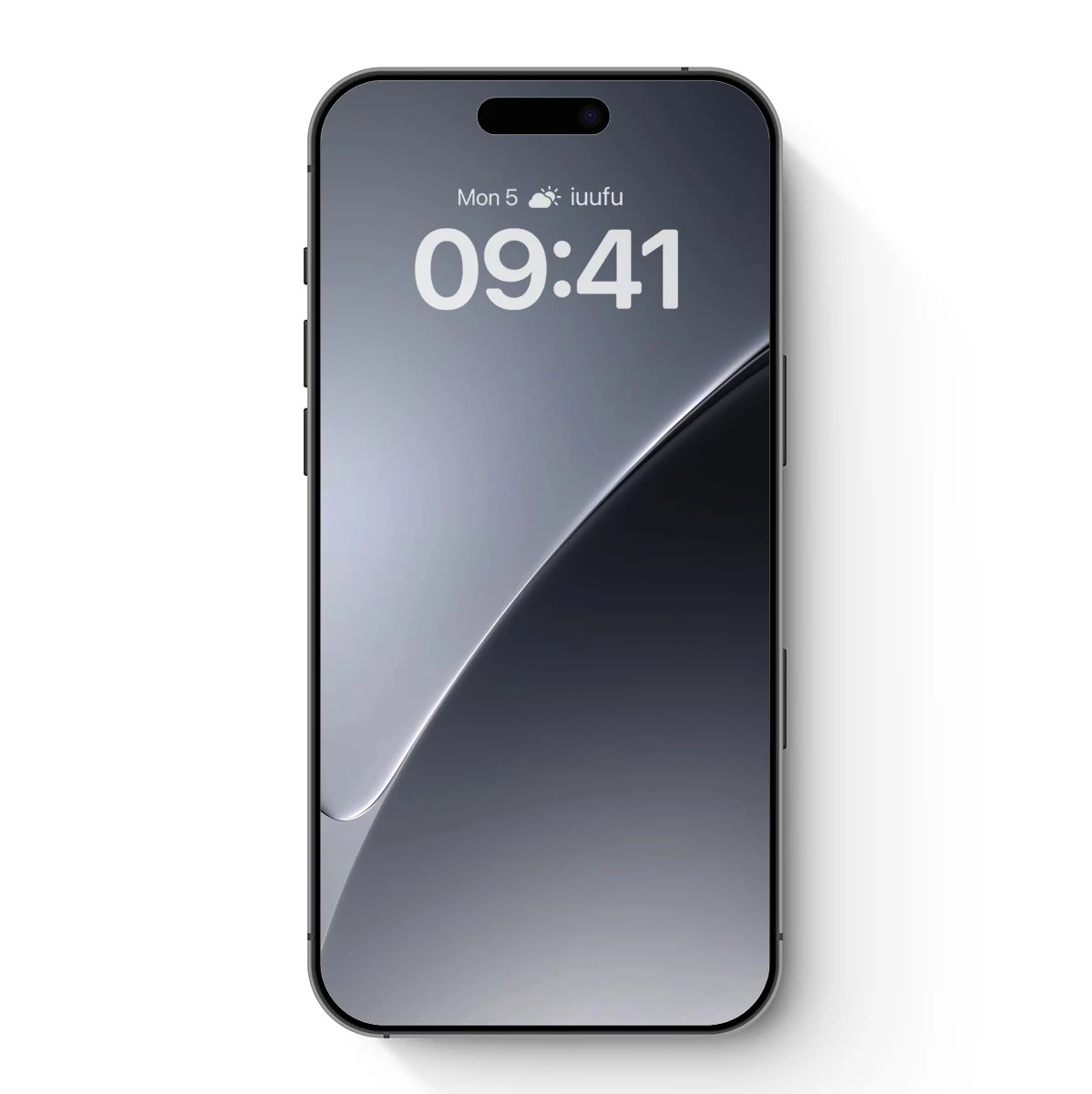 Elegant Silver Curve: A Study in Gradient Minimalism