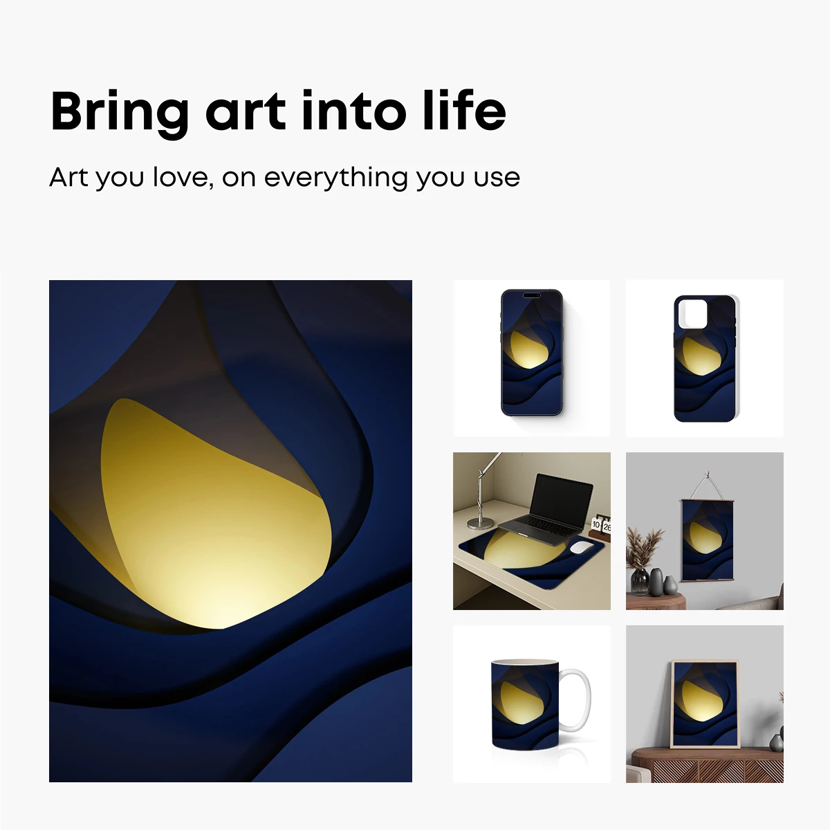 Eclipse of Light: Abstract Shadows and Glow - Image 2