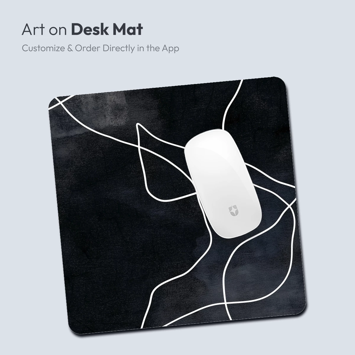 Ethereal Lines: Abstract Flow on Dark Canvas - Image 3