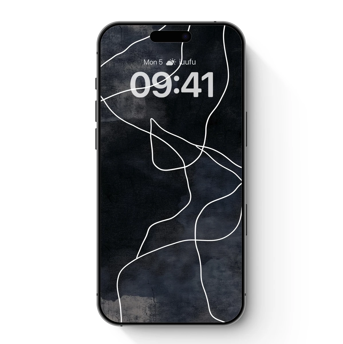 Ethereal Lines: Abstract Flow on Dark Canvas - Image 7