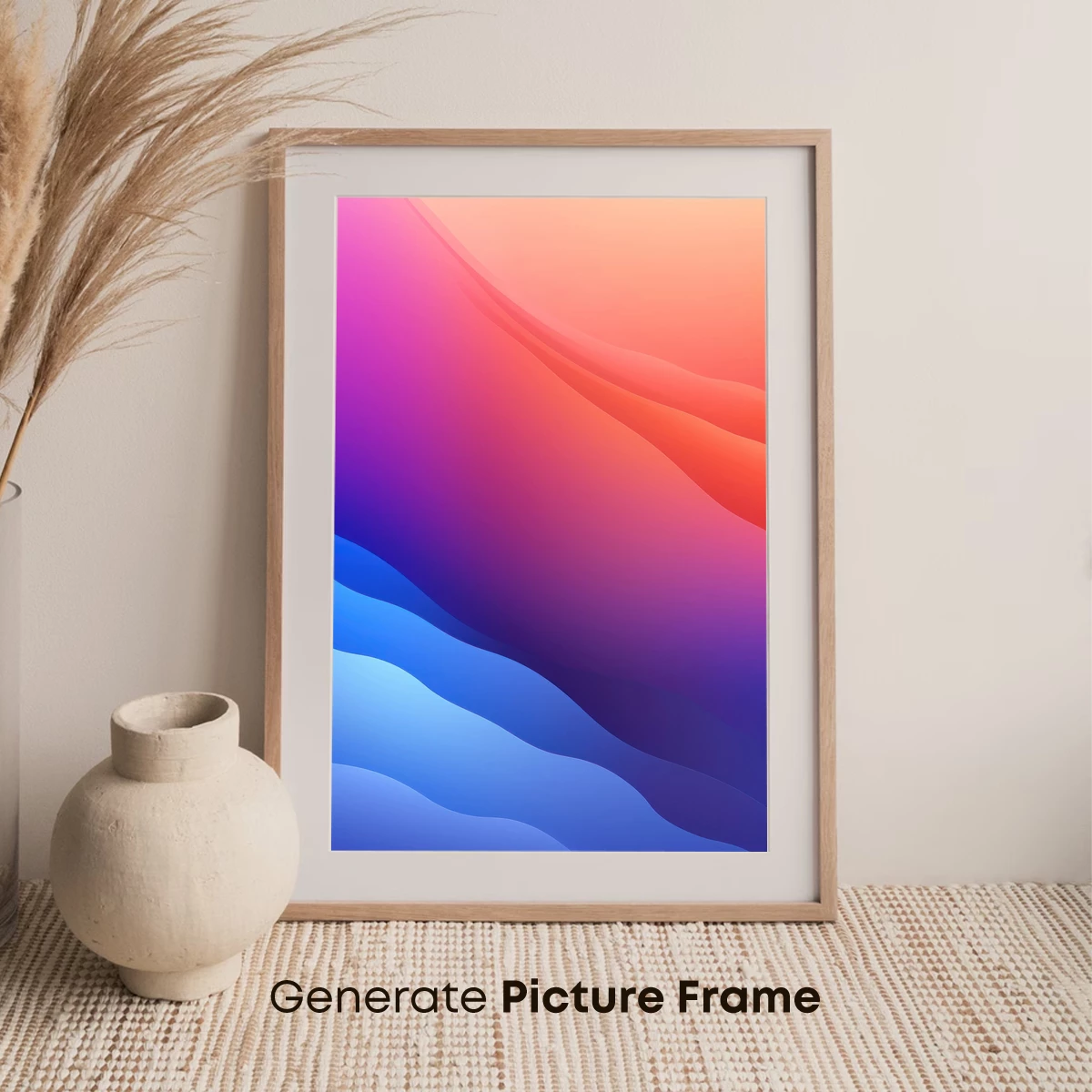 Fluid Chromatic Waves: Abstract Gradient Art - Image 7