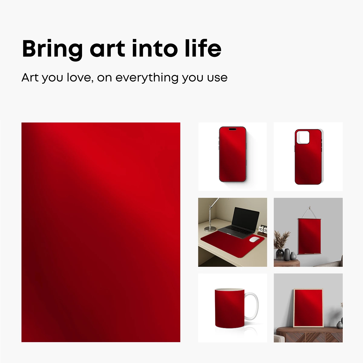 Crimson Gradient Elegance - Image 2