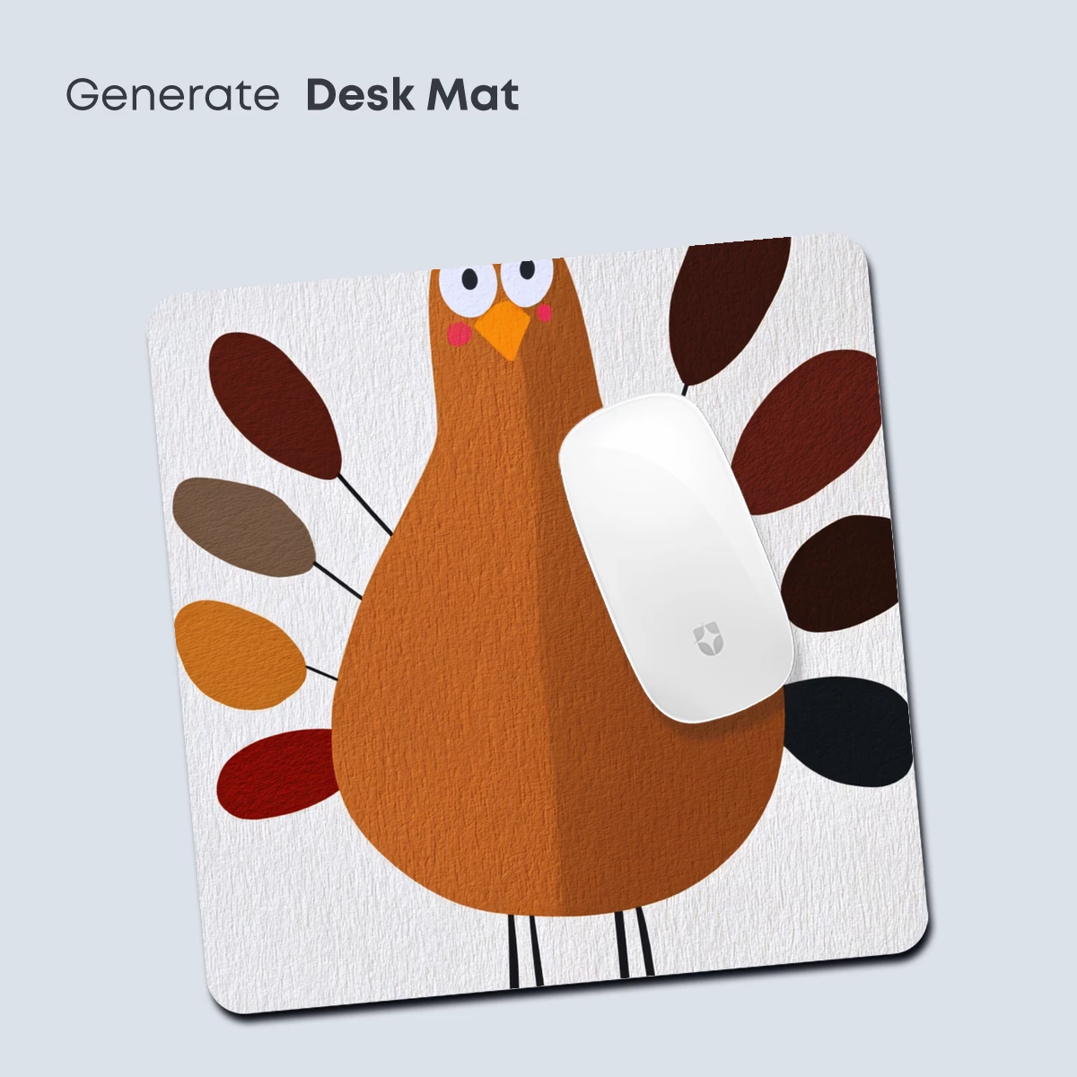 Cheerful Turkey Art: Festive Feathers in Warm Tones - Image 4