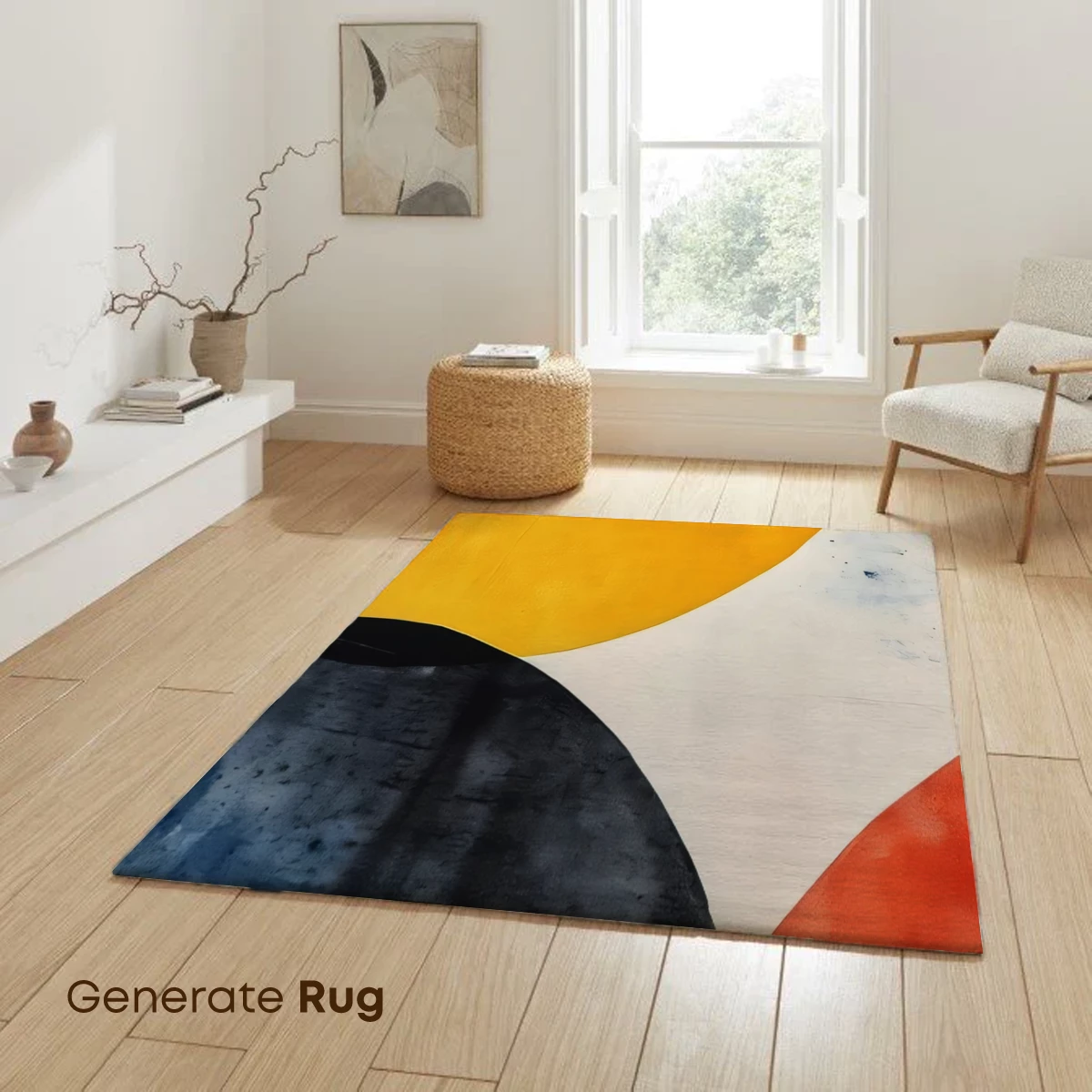 Abstract Harmony: Geometric Fusion in Bold Colors - Image 6