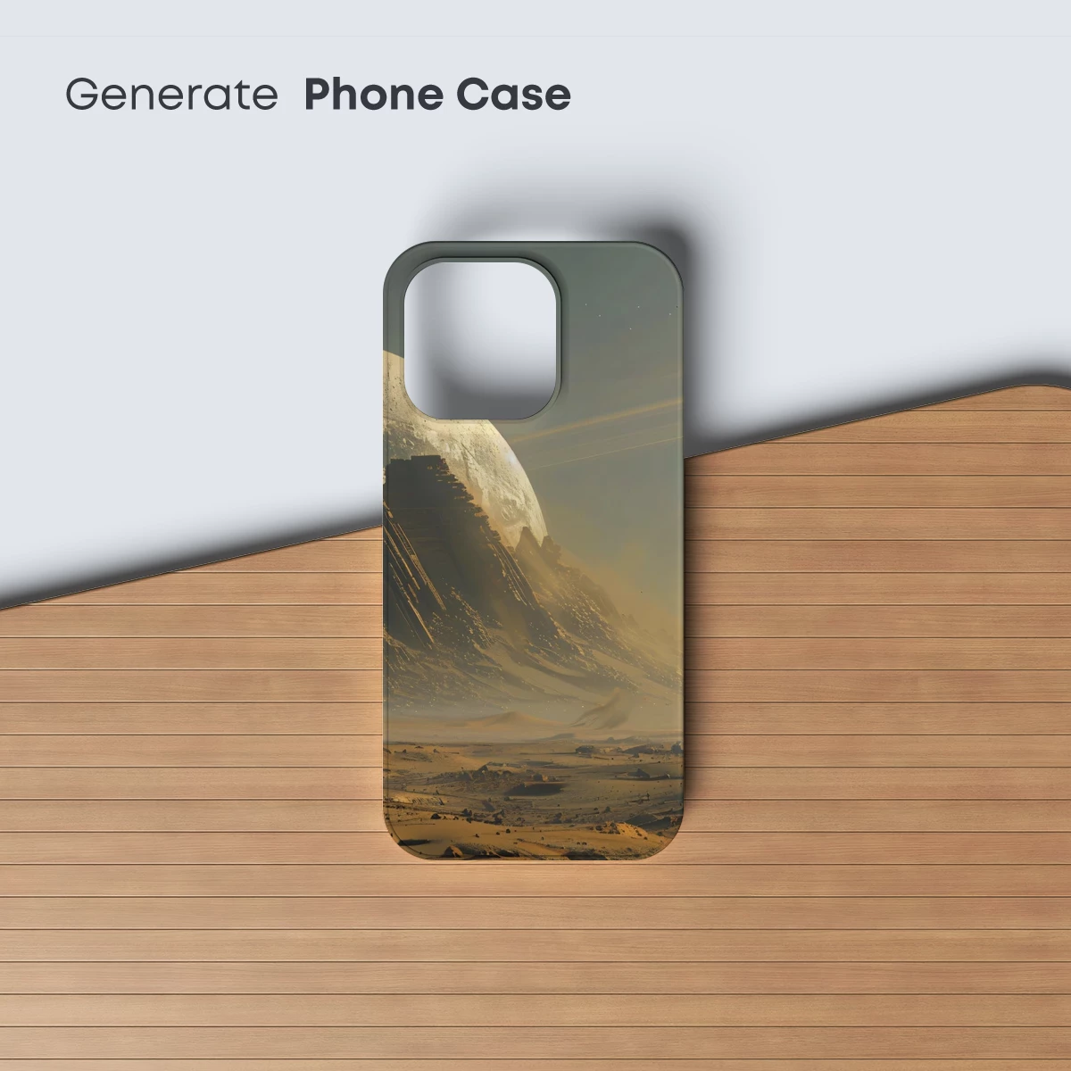 Desert Moonscape: A Surreal Cosmic Odyssey - Image 3