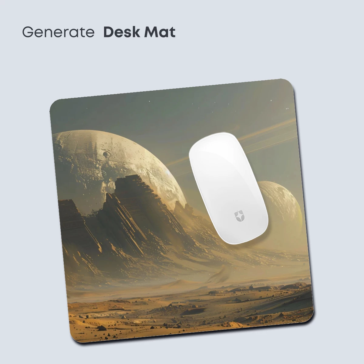 Desert Moonscape: A Surreal Cosmic Odyssey - Image 4