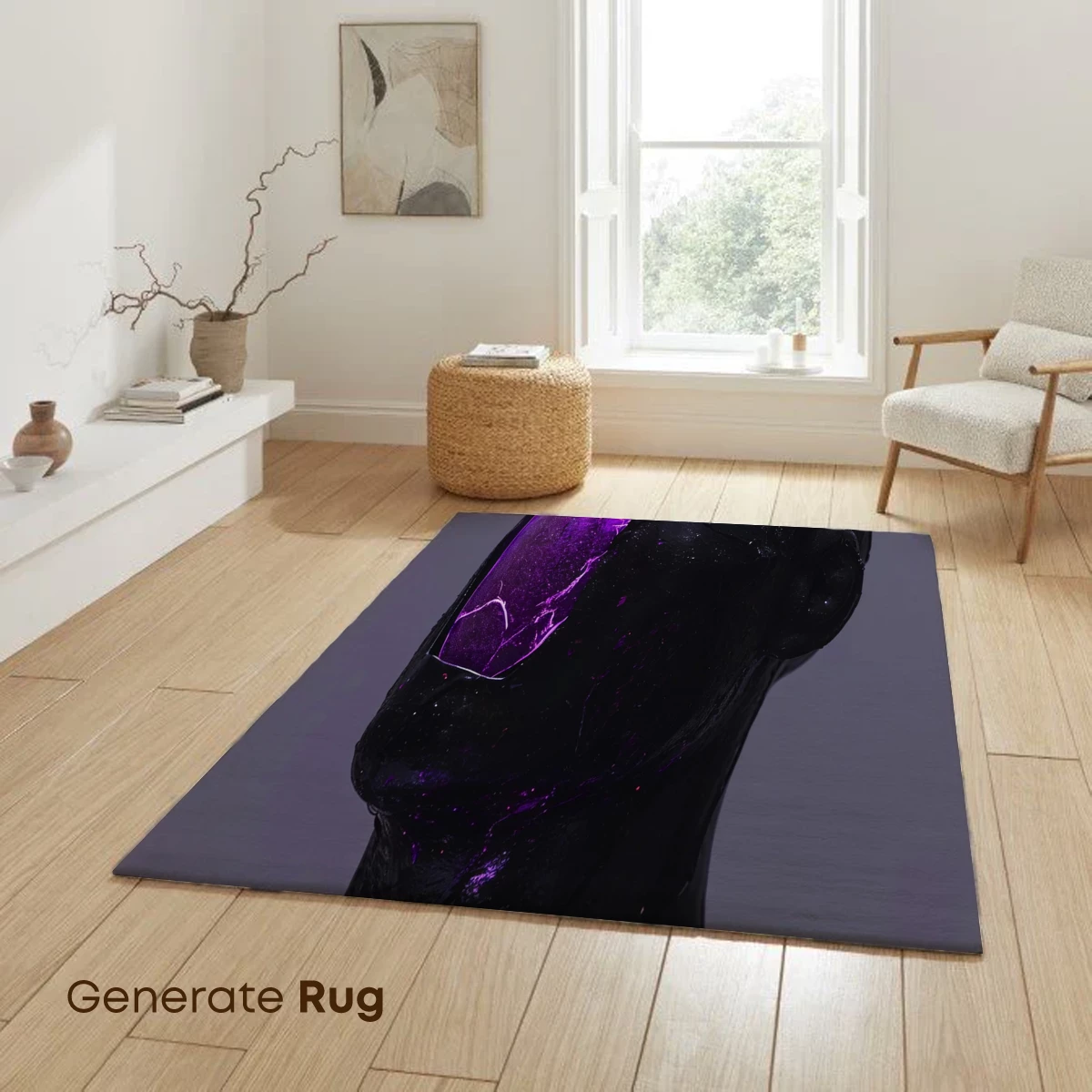 Cracked Purple Aura: Futuristic Sculpture - Image 6