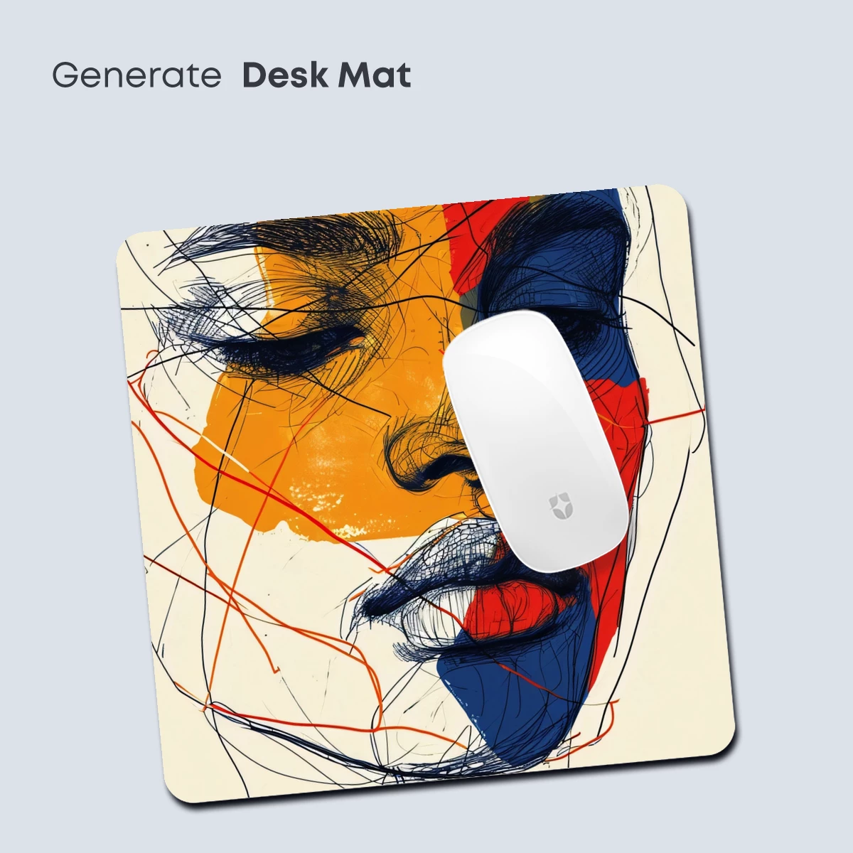 Abstract Face in Vibrant Chaos - Image 4