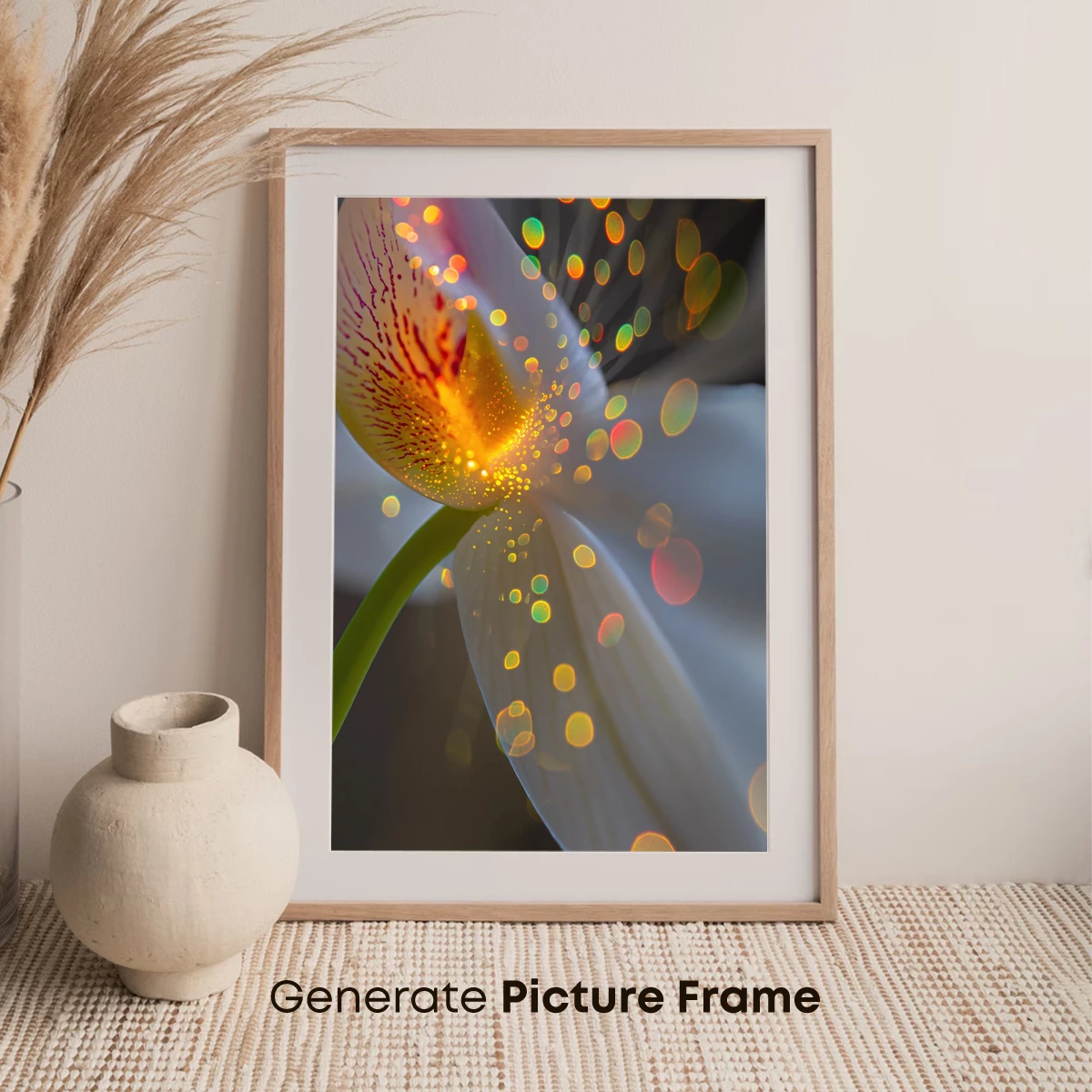 Illuminated Orchid: Bokeh Symphony - Image 7