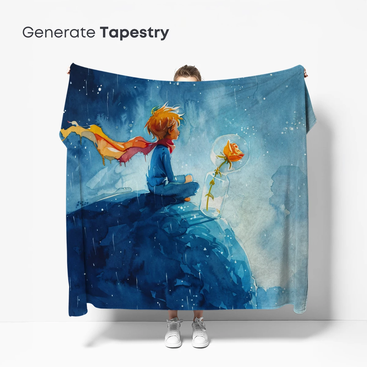 Little Prince's Cosmic Rose: A Surreal Odyssey - Image 5