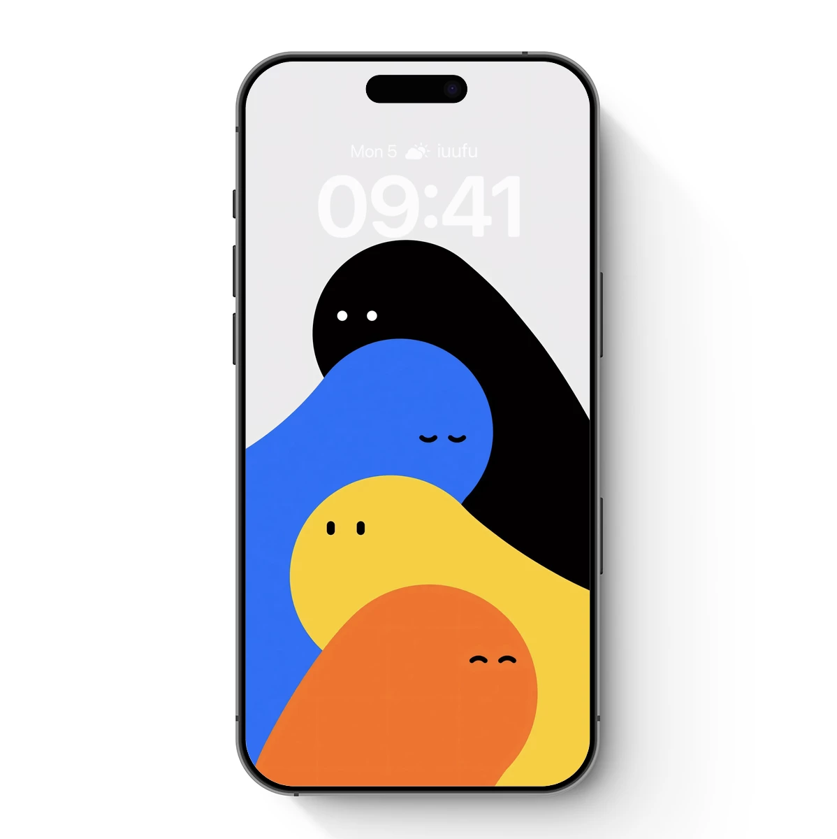 Colorful Blob Friends: Minimalist Joy