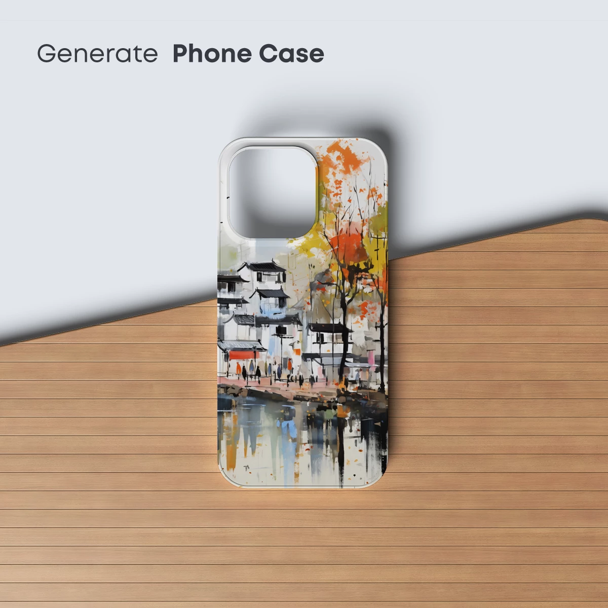 Autumn Reflections in Ancient Town - Image 3