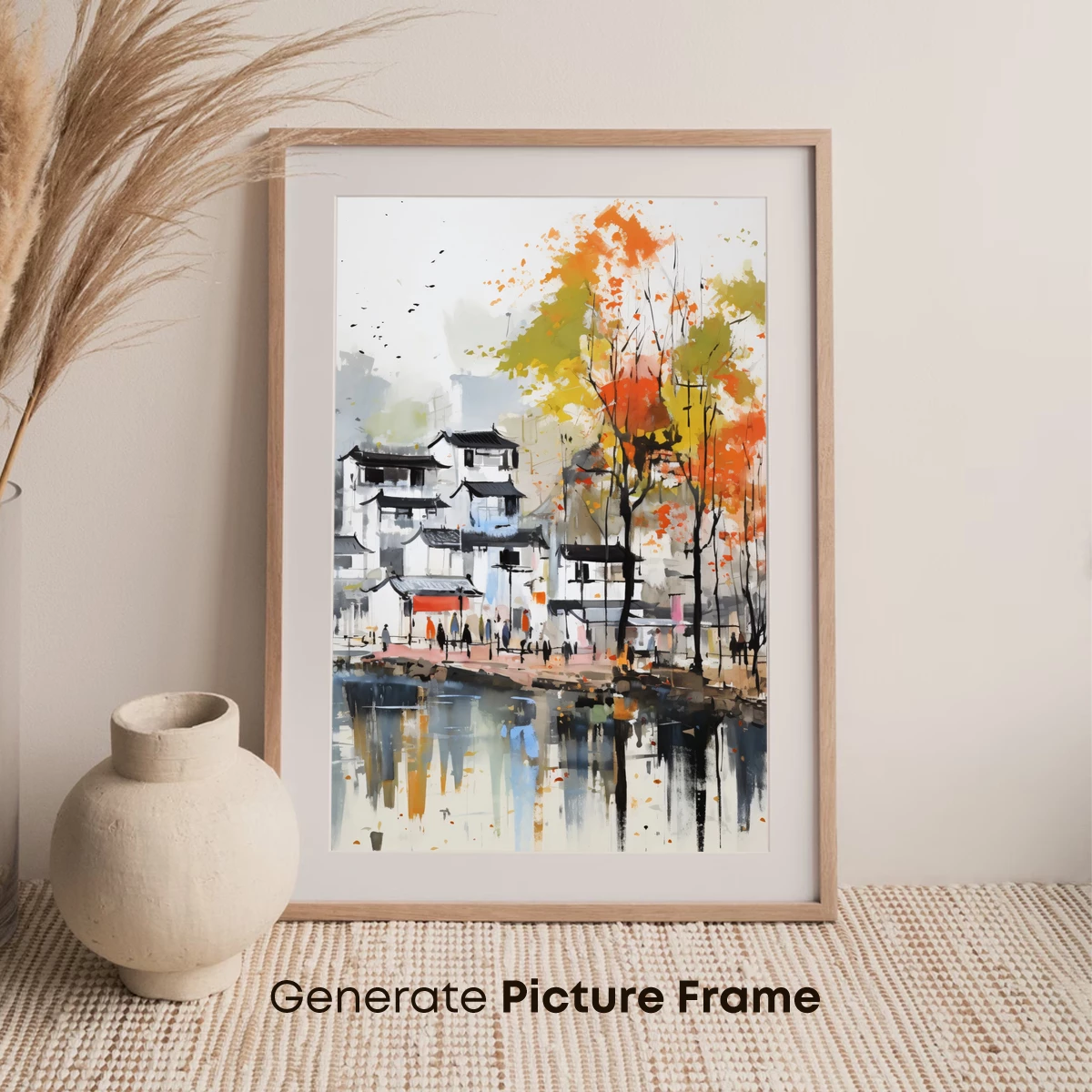 Autumn Reflections in Ancient Town - Image 7