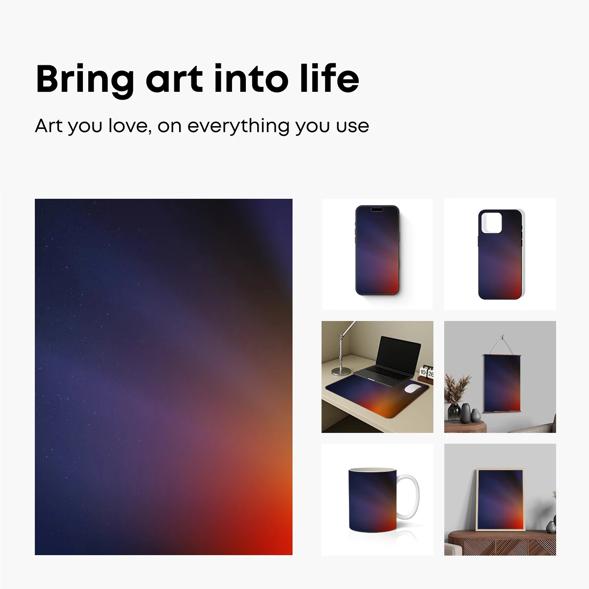 Cosmic Dawn: Blurred Stars and Nebula Glow - Image 2