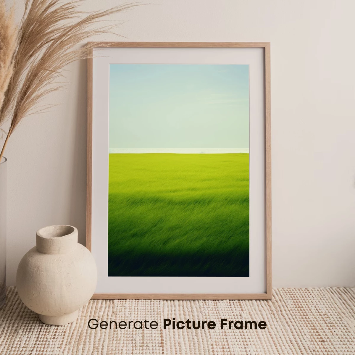 Eternal Green Horizon: A Serene Grassland Symphony - Image 7