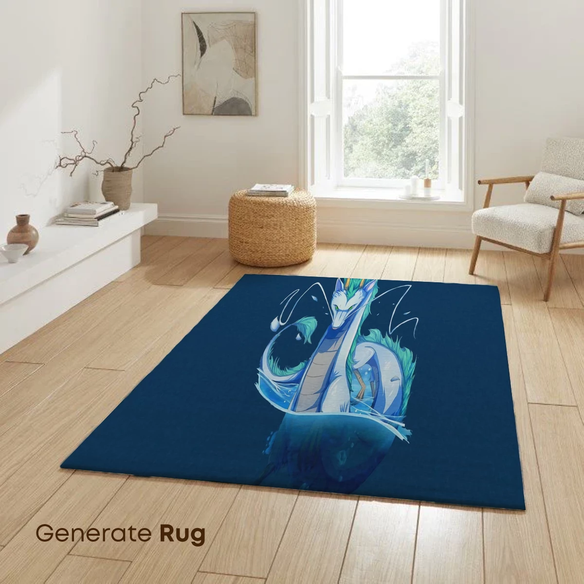 Ethereal Dragon in Azure Depths - Image 6