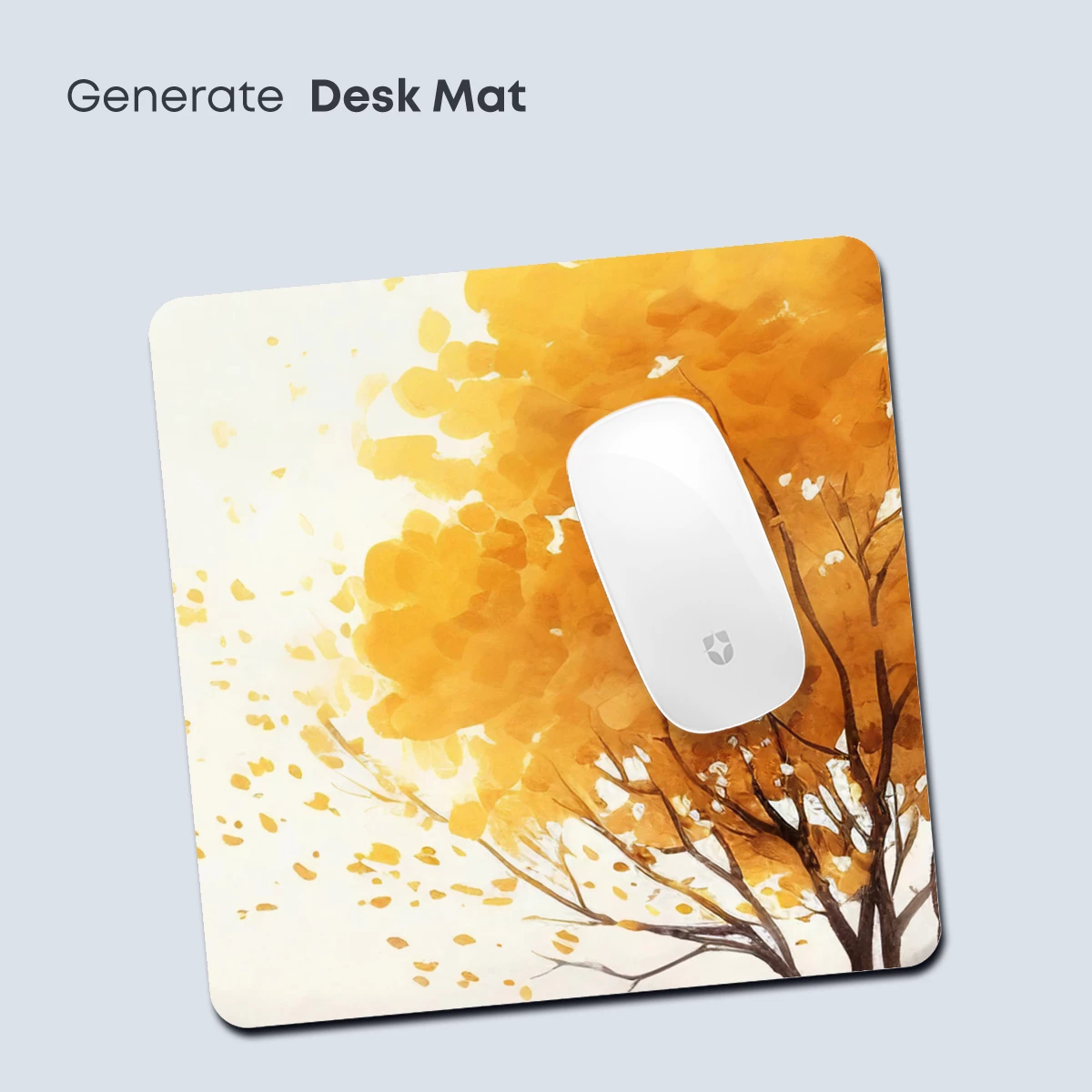 Autumn's Golden Embrace: A Whirling Tree Symphony - Image 4