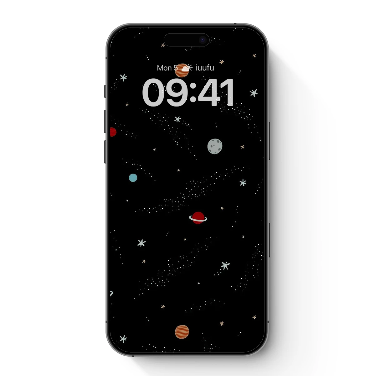 Cosmic Odyssey: Whimsical Planets in Starlit Space