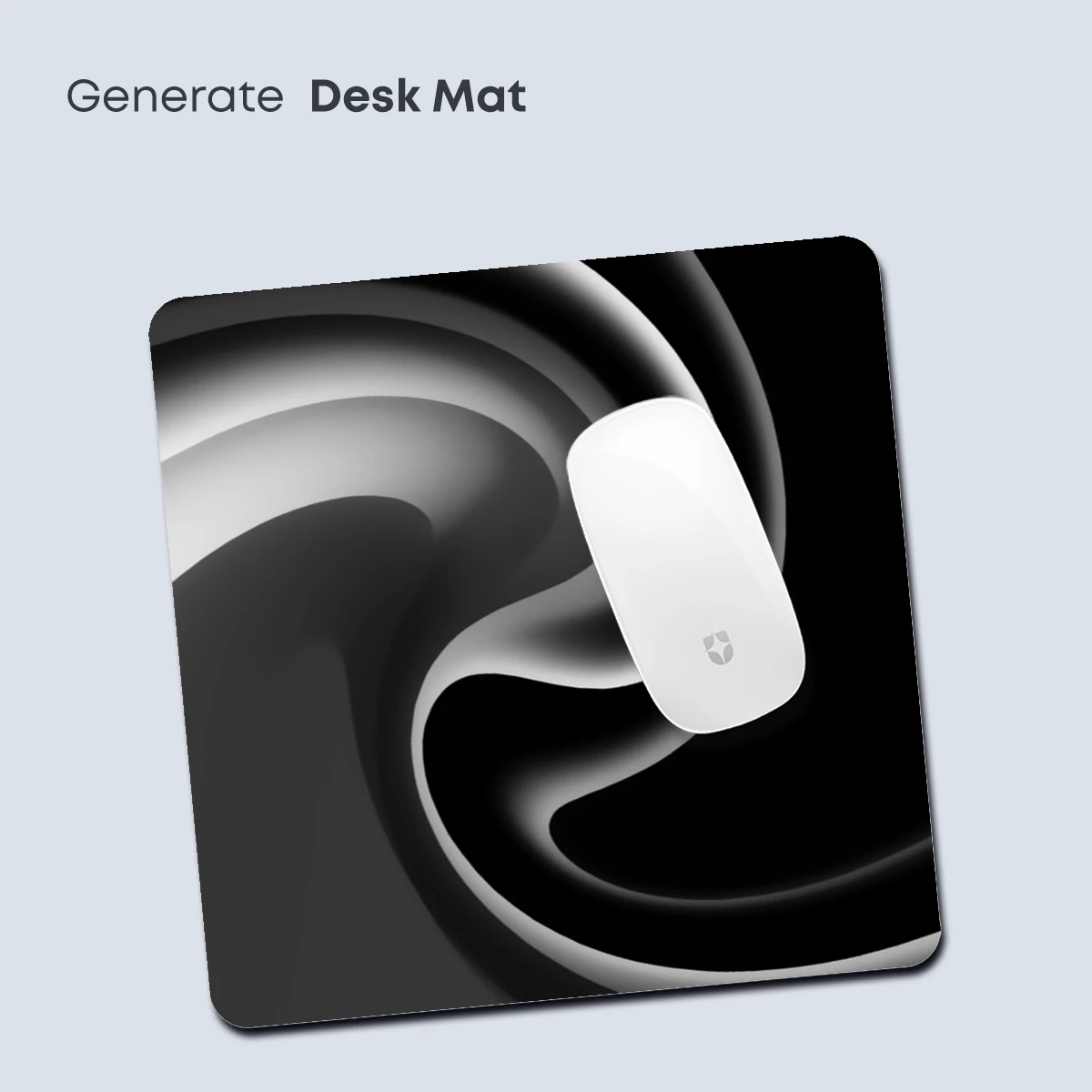 Elegant Monochrome Swirl: Abstract Fluidity - Image 4