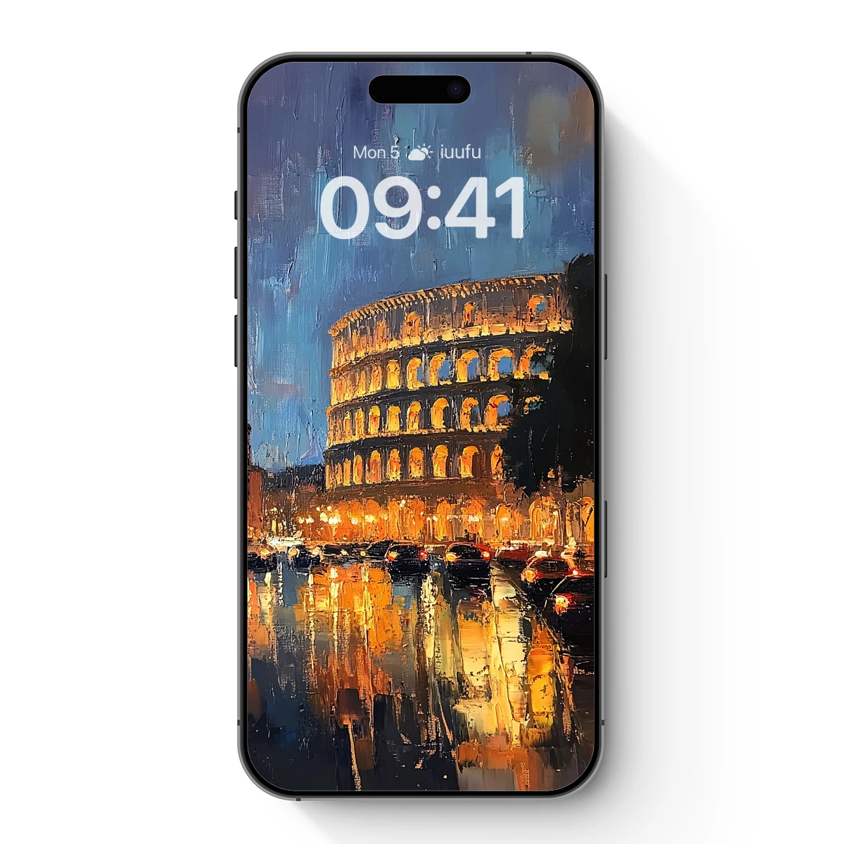 Colosseum Twilight Glow: Impressionist Reflections