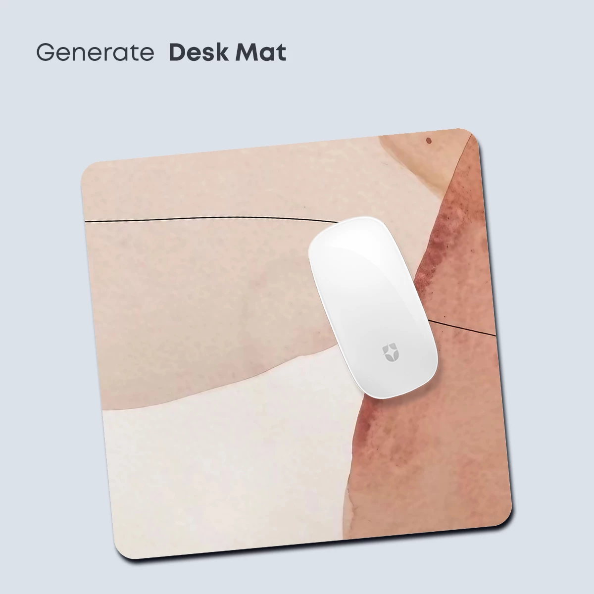 Abstract Watercolor Flow: Minimalist Curves and Blush Tones - Image 4