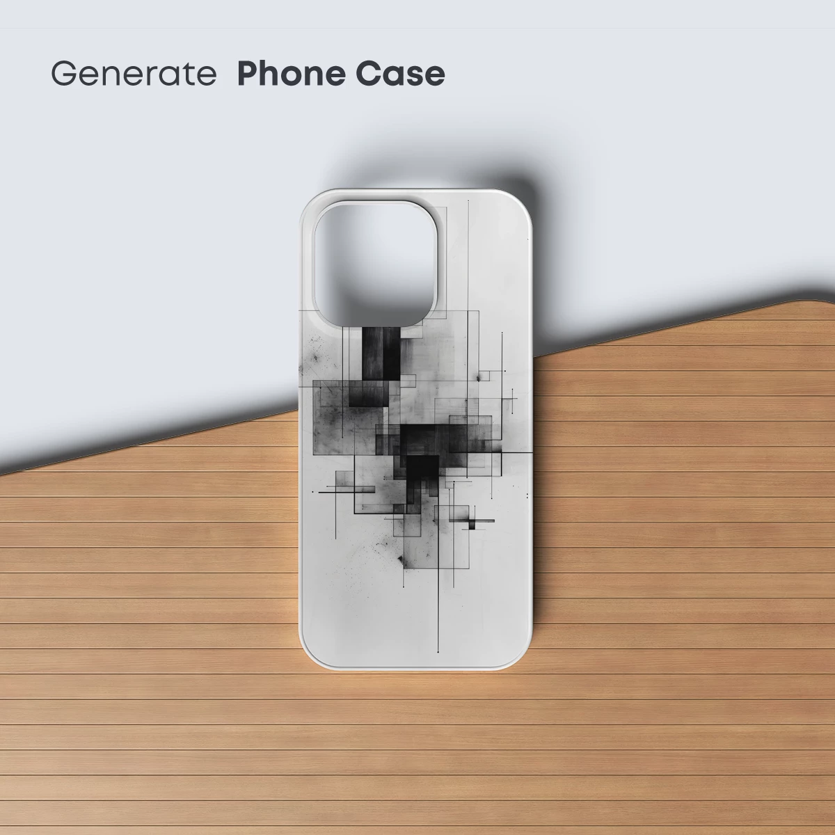 Geometric Shadows: A Study in Monochrome Depth - Image 3