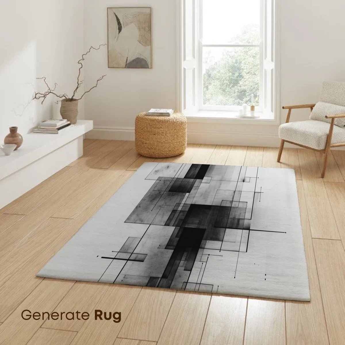 Geometric Shadows: A Study in Monochrome Depth - Image 6