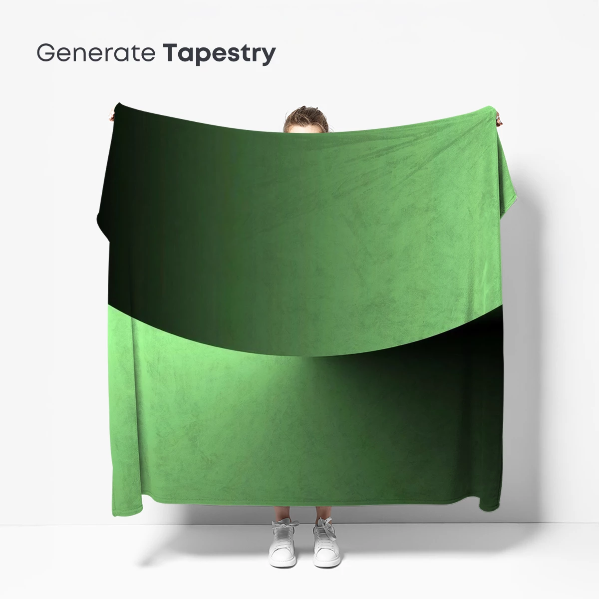 Eclipse of Serenity: Green Gradient Harmony - Image 5