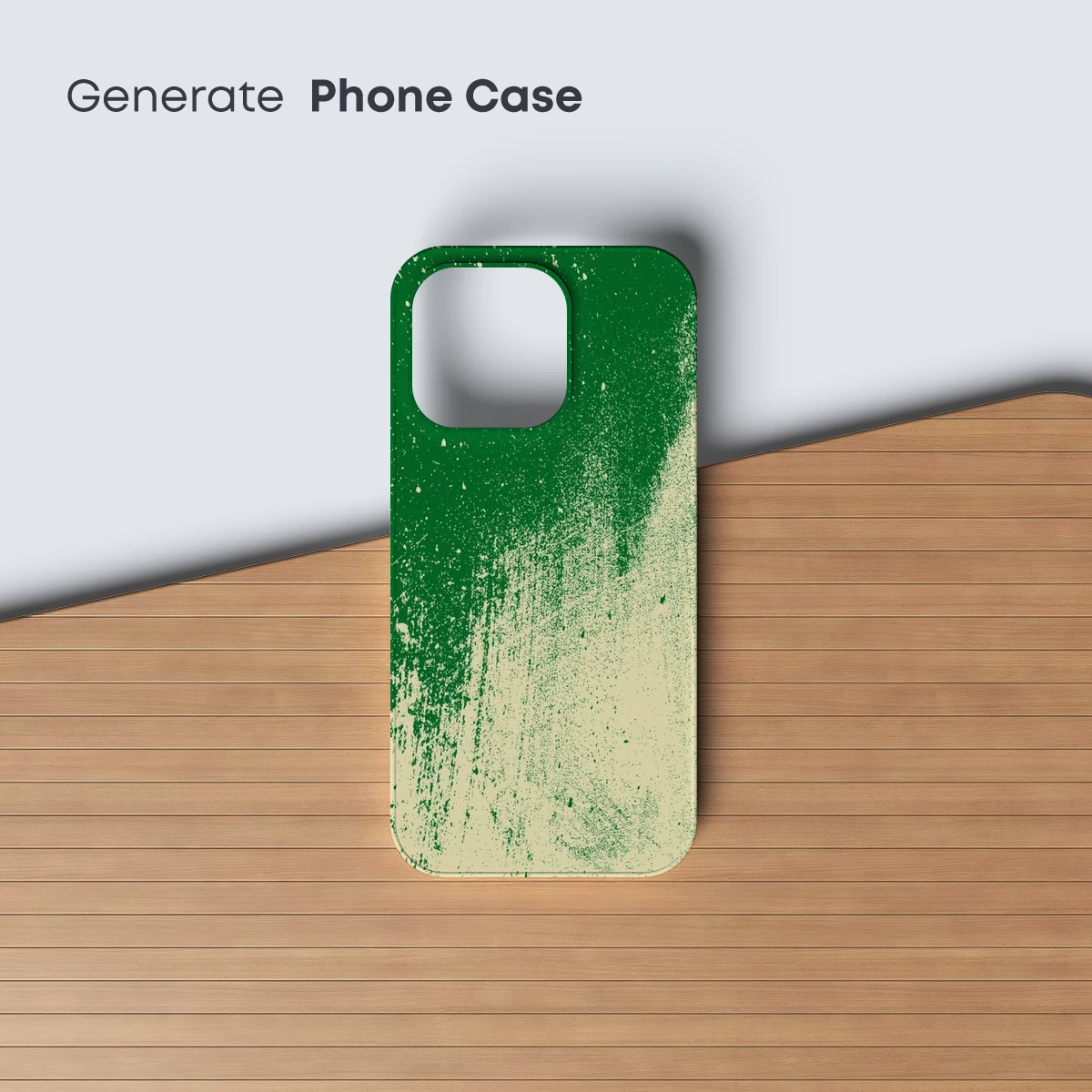 Emerald Whisper: Abstract Green Grunge Art - Image 3