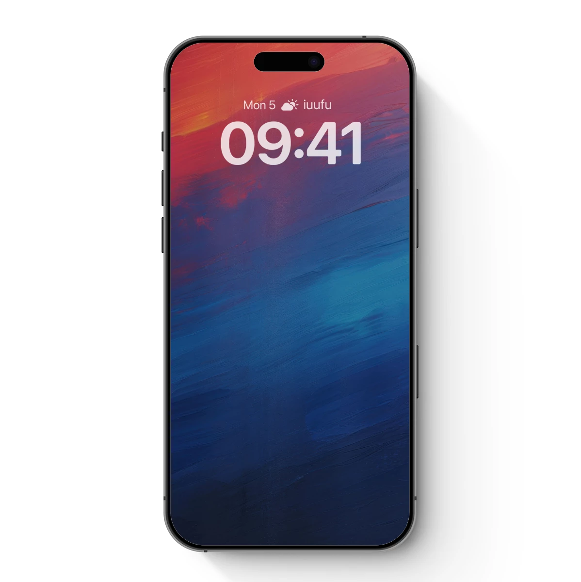 Abstract Sunset Symphony: Brushstroke Harmony